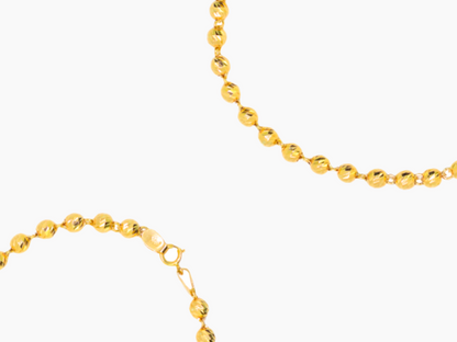 Ball Bracelet 18K Yellow Gold: Gilded Spherical Elegance