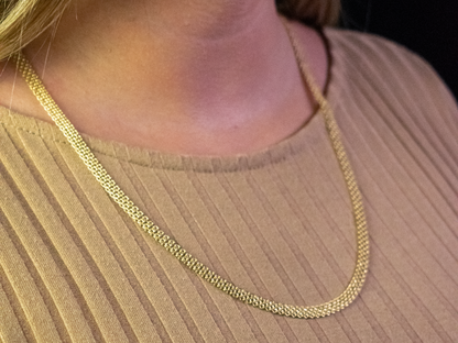 Chinese Chain 18K Yellow Gold: Cultural Opulence