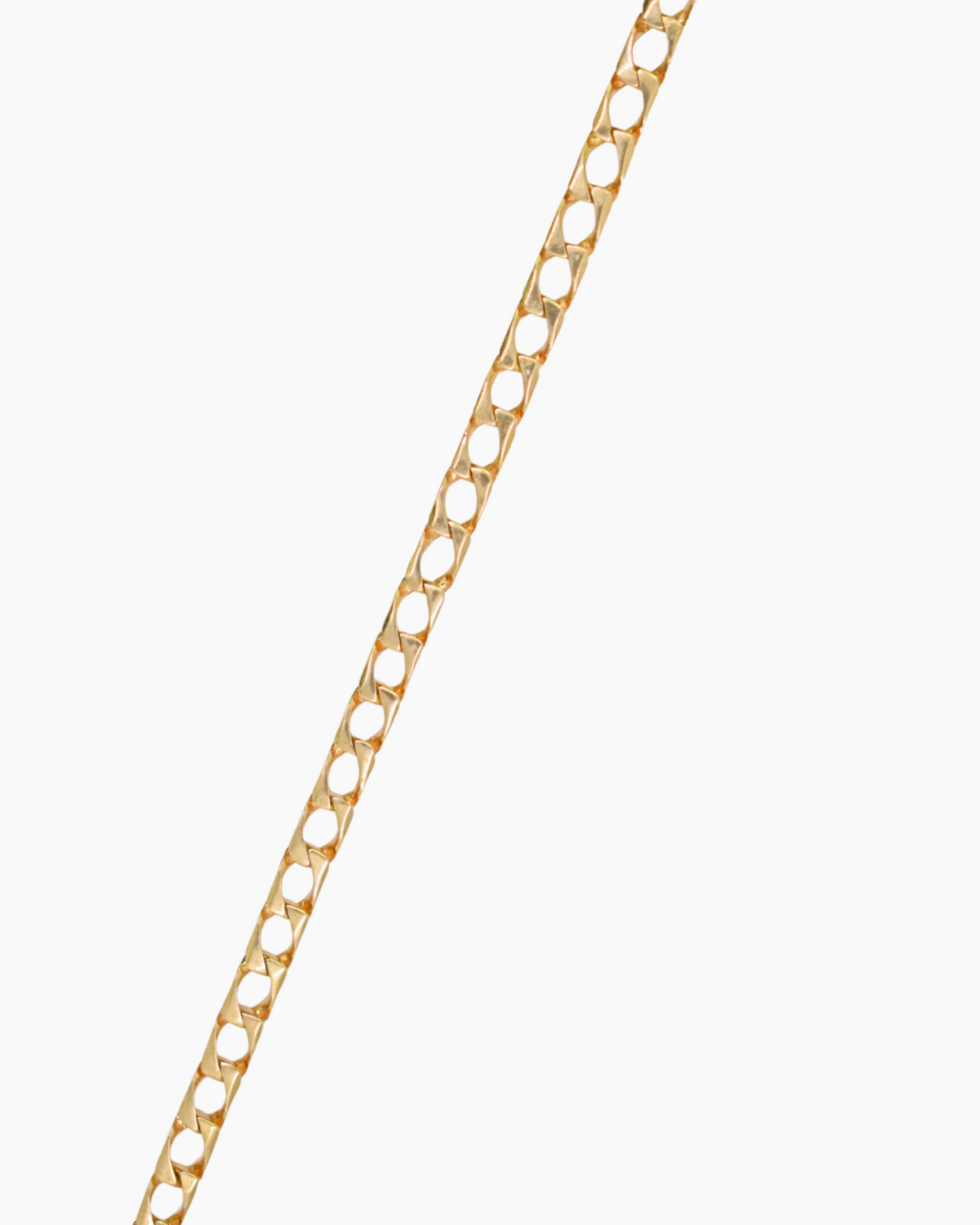 Square Curb Bracelet 18K Yellow Gold: Bold Elegance