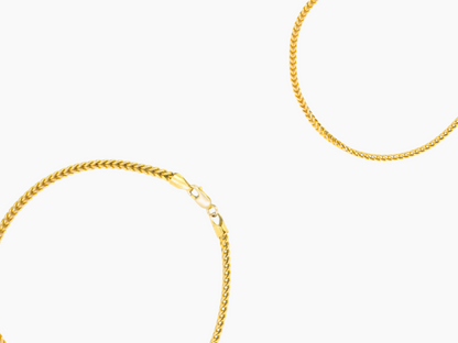 Franco Bracelet 18K Yellow Gold: Modern Luxury