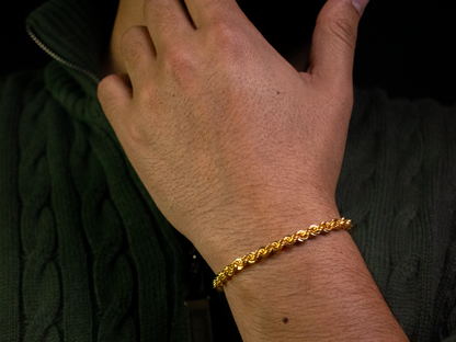 Lasso Bracelet 18K Yellow Gold: Captivating Elegance