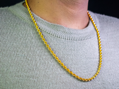 Lasso Chain 18K Yellow Gold: Golden Elegance