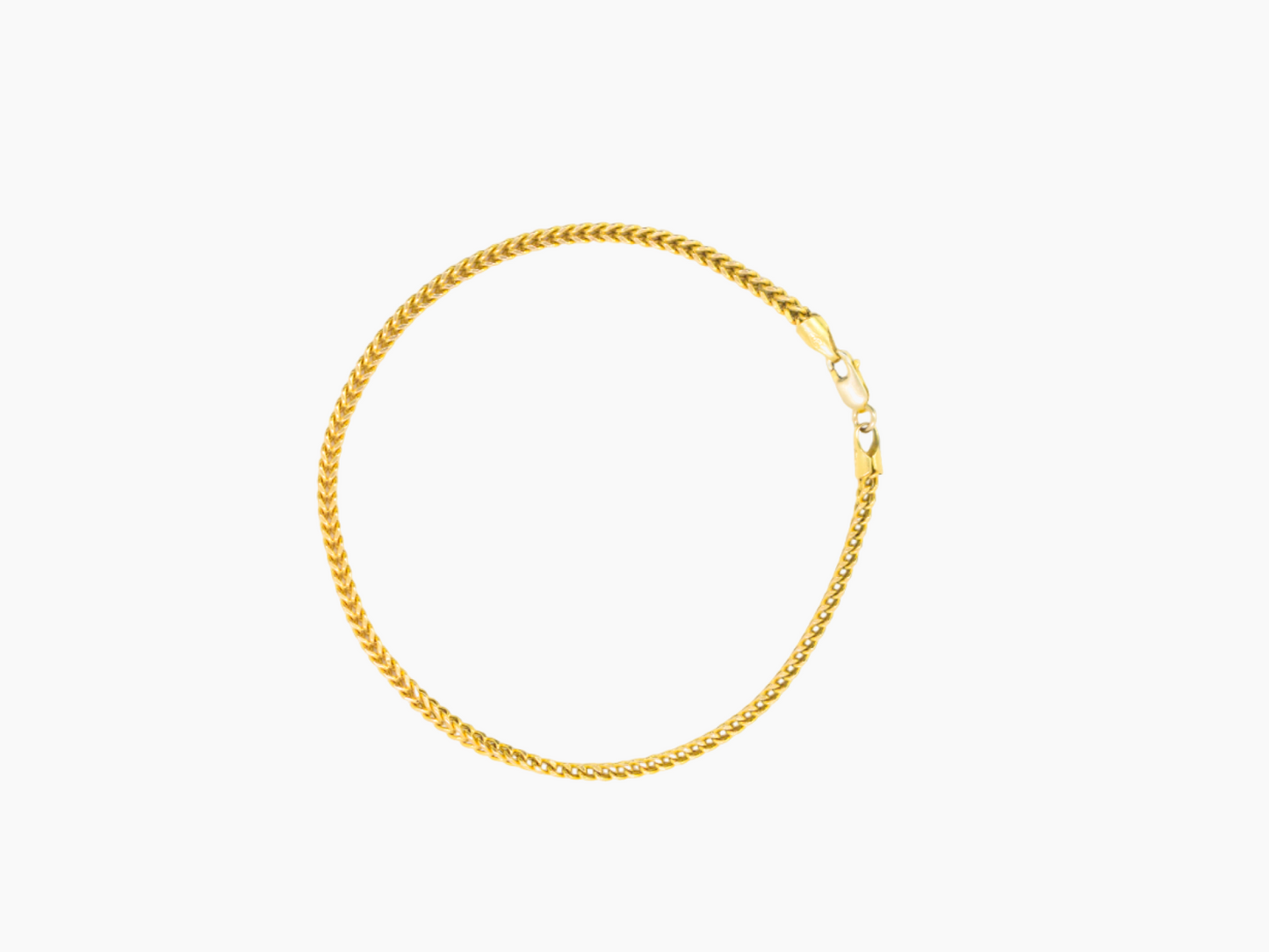 Franco Bracelet 18K Yellow Gold: Modern Luxury