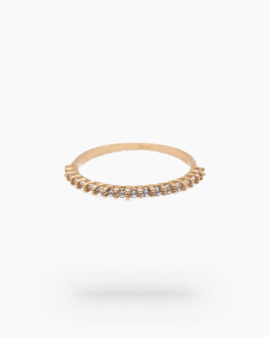 Cintilla Ring 18K Yellow Gold Women: Sublime Simplicity