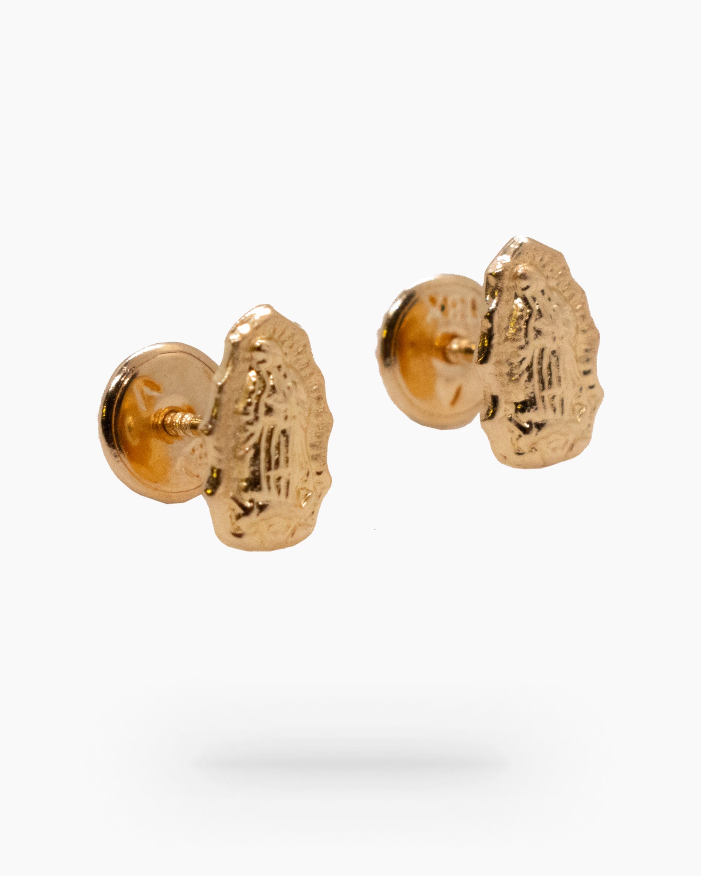 Guadalupe 18K Yellow Gold Earrings: Divine Elegance