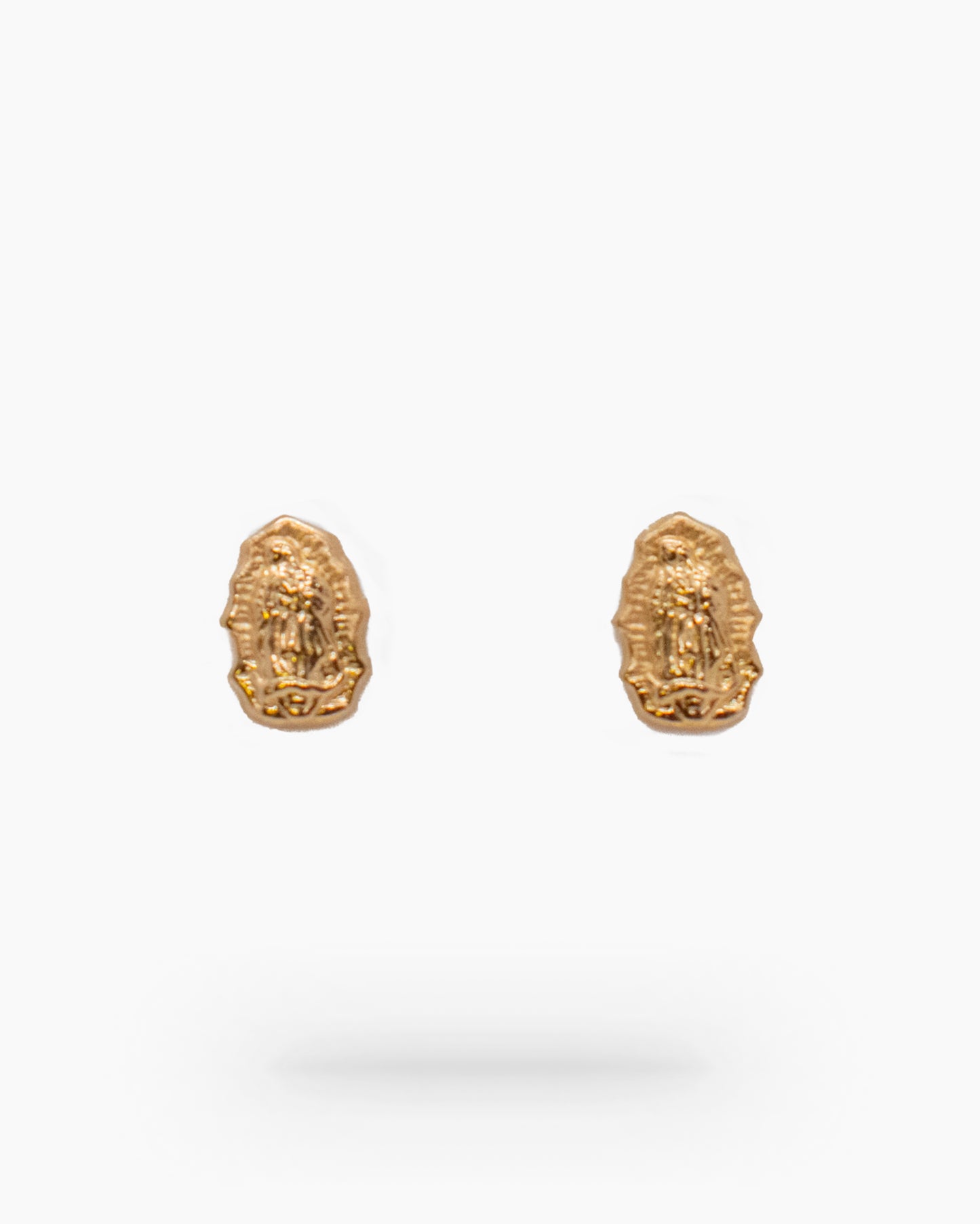 Guadalupe 18K Yellow Gold Earrings: Divine Elegance