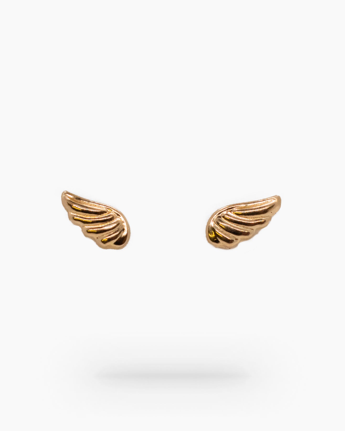 Wings 18K Yellow Gold Earrings: Heavenly Grace